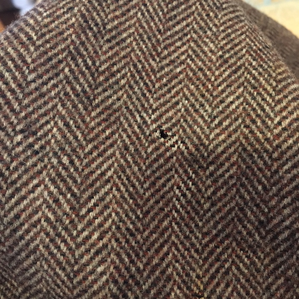 Vintage Pendleton Herringbone Wool Skirt brown - Picture 4 of 8